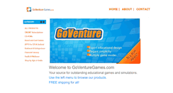 Desktop Screenshot of goventuregames.com